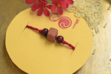 Terracotta ❂ Handmade . Rakhi { c }